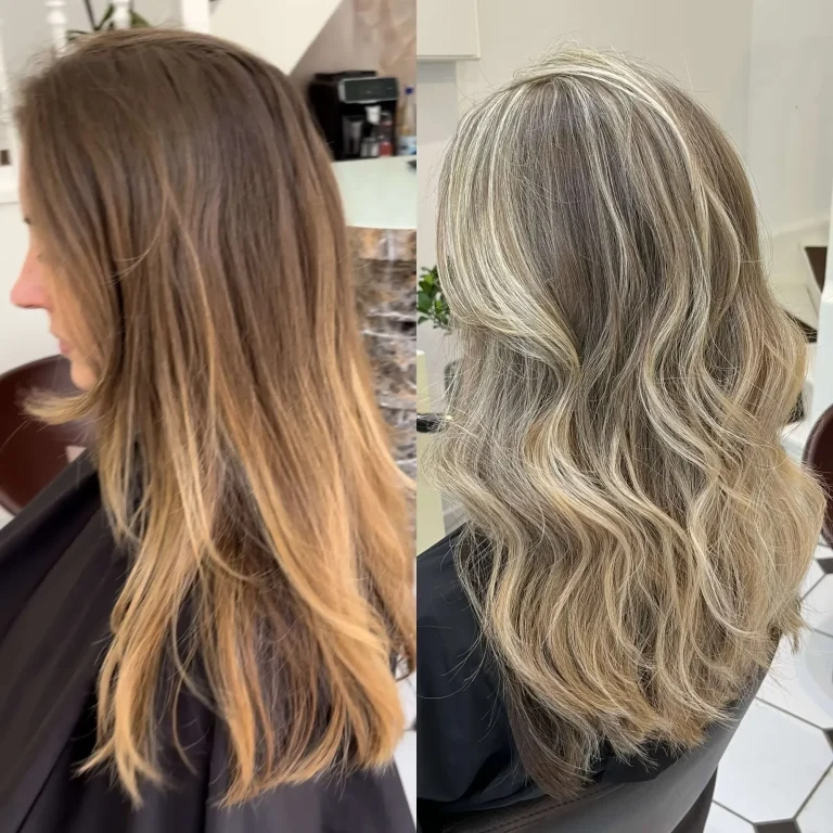 Feine Strähnchen und Balayage im Eva Salon Wiesbaden